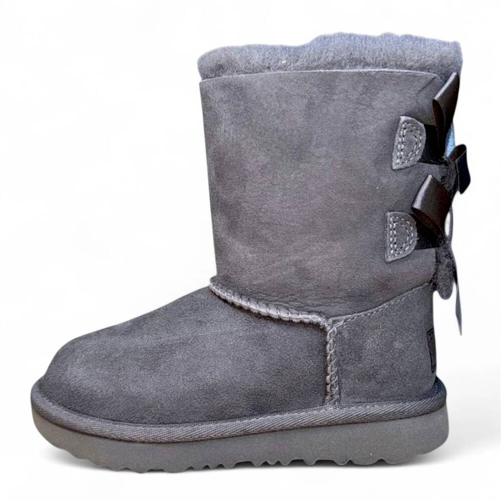 NEW UGG toddler bailey bow ii boot in grey